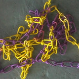 2/0 Double Loop Yellow & Magenta Chain