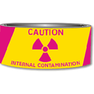 Radiation Tape - Caution: Internal Contamination