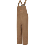 Bulwark EXCEL FR® ComforTouch® Insulated Bib Overall Brown Duck