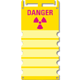 J-Sign - Danger w/Radiation graphic - 5 Pocket Sign