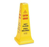 Rubbermaid Safety Cone with Multi-Lingual "Caution, Wet Floor"